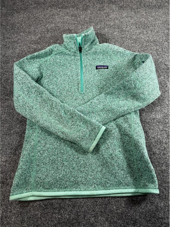 Patagonia Sweaters - Patagonia Better Women's Sweater Size XSmall Green 1/4 Zip Pullover